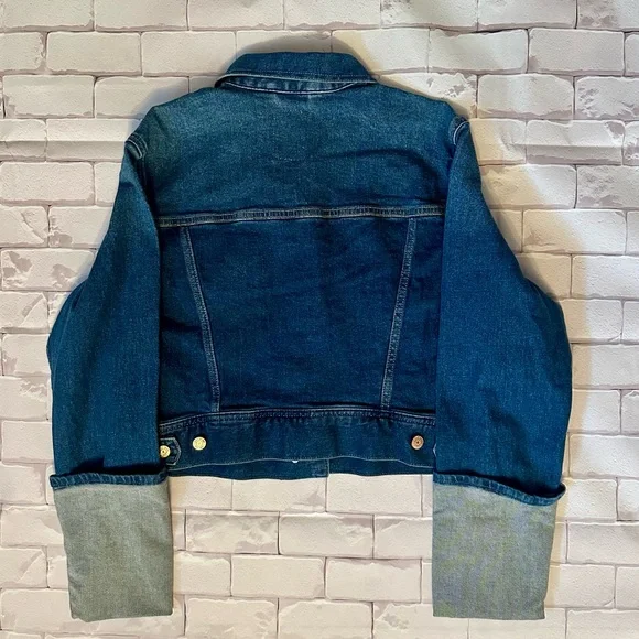 GAP Women's Dark Blue Denim Jacket - Picture 3 of 4